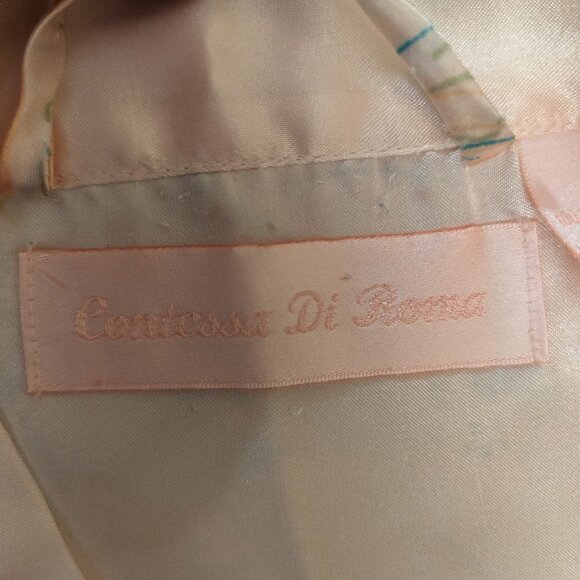 VINTAGE 1990s Contessa Di Roma nightgown and robe set - size XL - Picture 16 of 16